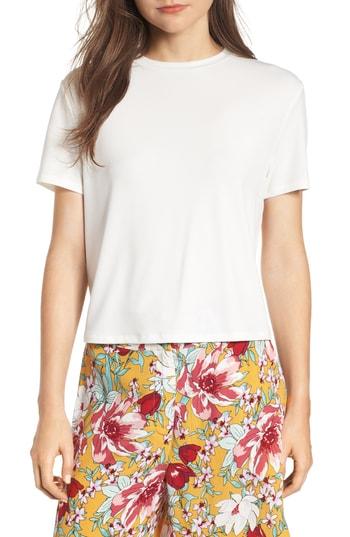 Women's Leith Fitted Tee, Size - Beige