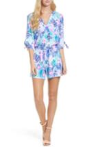 Women's Lilly Pulitzer Bryce Romper - Blue/green