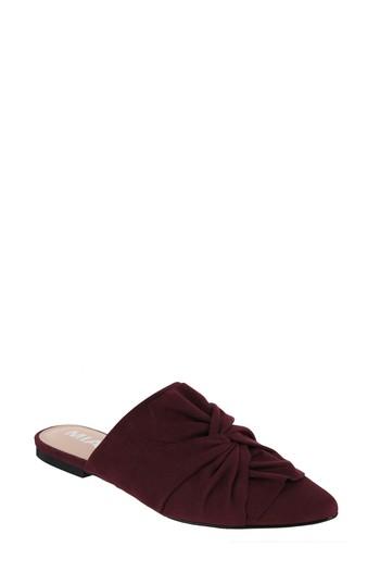 Women's Mia Cabaret Knotted Mule M - Burgundy