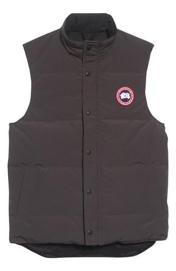 Men's Canada Goose Garson Quilted Down Vest - Grey