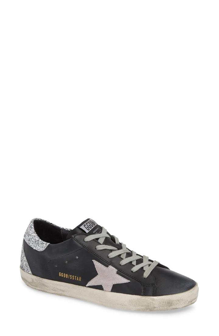 Women's Golden Goose Superstar Low Top Sneaker Us / 36eu - Black