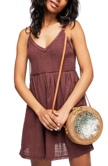 Women's Free People Sun Drenched Minidress - Purple