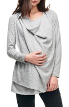 Women's Baby Moon Ruched Maternity Top