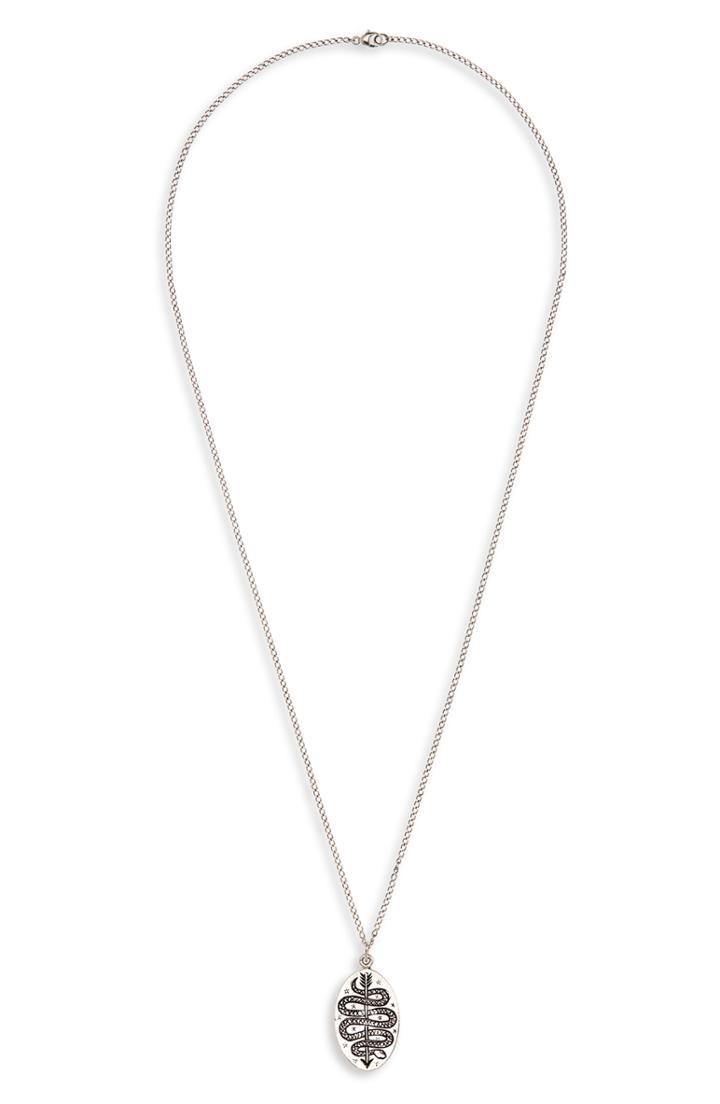 Men's Lewis Henry Nicholas Arrow Serpent Pendant Necklace