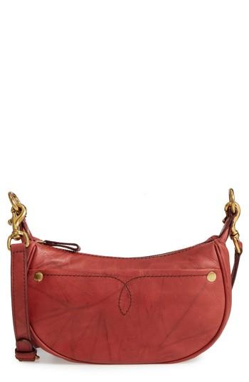 Frye Small Campus Leather Crossbody Bag - Red