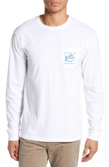 Men's Southern Tide 'twas The Day After Christmas T-shirt - White