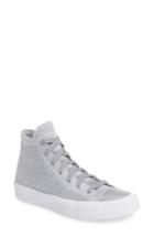 Women's Converse Chuck Taylor All Star Fly Knit High Top Sneaker .5 M - Grey