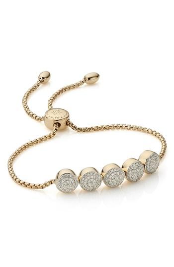 Women's Monica Vinader Fiji Diamond Chain Bracelet