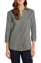 Women's Foxcroft Fitted Non-iron Shirt (similar To 14w) - Green