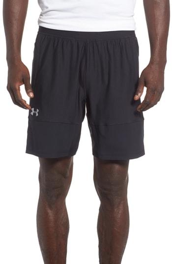 Men's Under Armour Threadborne Vanish Fitted Shorts - Black