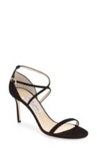 Women's Jimmy Choo 'hesper' Ankle Strap Sandal .5us / 36.5eu - Black