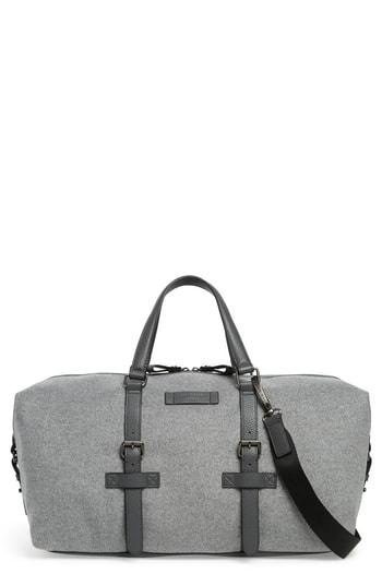 Men's Ted Baker London Knitts Duffel Bag - Grey