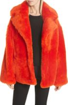 Women's Anne Vest Pea Genuine Shearling Jacket Us / 34 De - Black