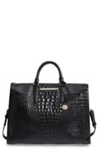 Brahmin Melbourne Croc Embossed Leather Business Tote -