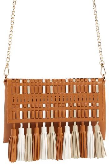 Mali + Lili Katalina Foldover Crossbody Clutch - Pink