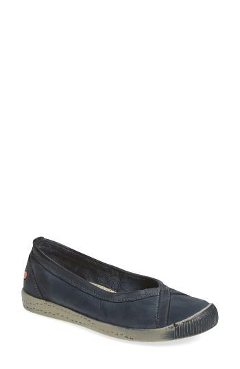 Women's Softinos By Fly London Ilma Flat .5-6us / 36eu - Blue