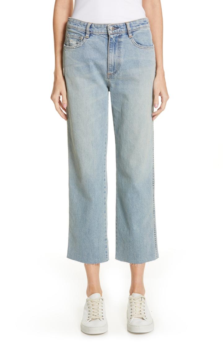 Women's Simon Miller High Waist Crop Jeans - Blue