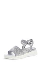 Women's Miu Miu Run Sport Sandal Us / 35eu - Metallic
