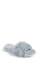 Women's Joshua Sanders Faux Fur Slide Sandal .5us / 36eu - Blue