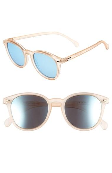 Women's Le Specs 'liar Liar' 57mm Sunglasses - Matte Stone