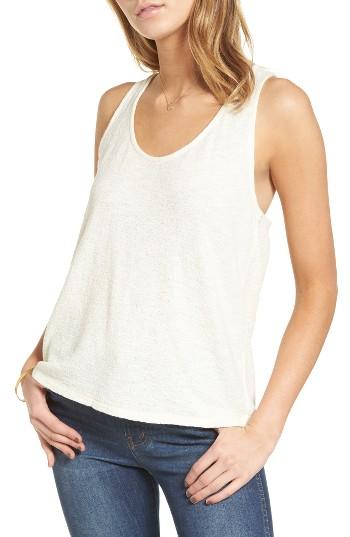 Women's Madewell Jacquard Tank, Size - Ivory
