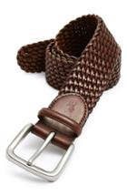 Men's Polo Ralph Lauren Braided Leather Belt - Brown
