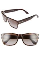 Women's Tom Ford Mason 59mm Sunglasses - Dark Havana/ Gradient Smoke