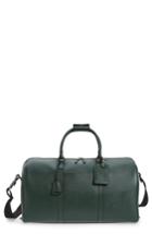 Serapian Milano Small Evolution Leather Duffel Bag - Green