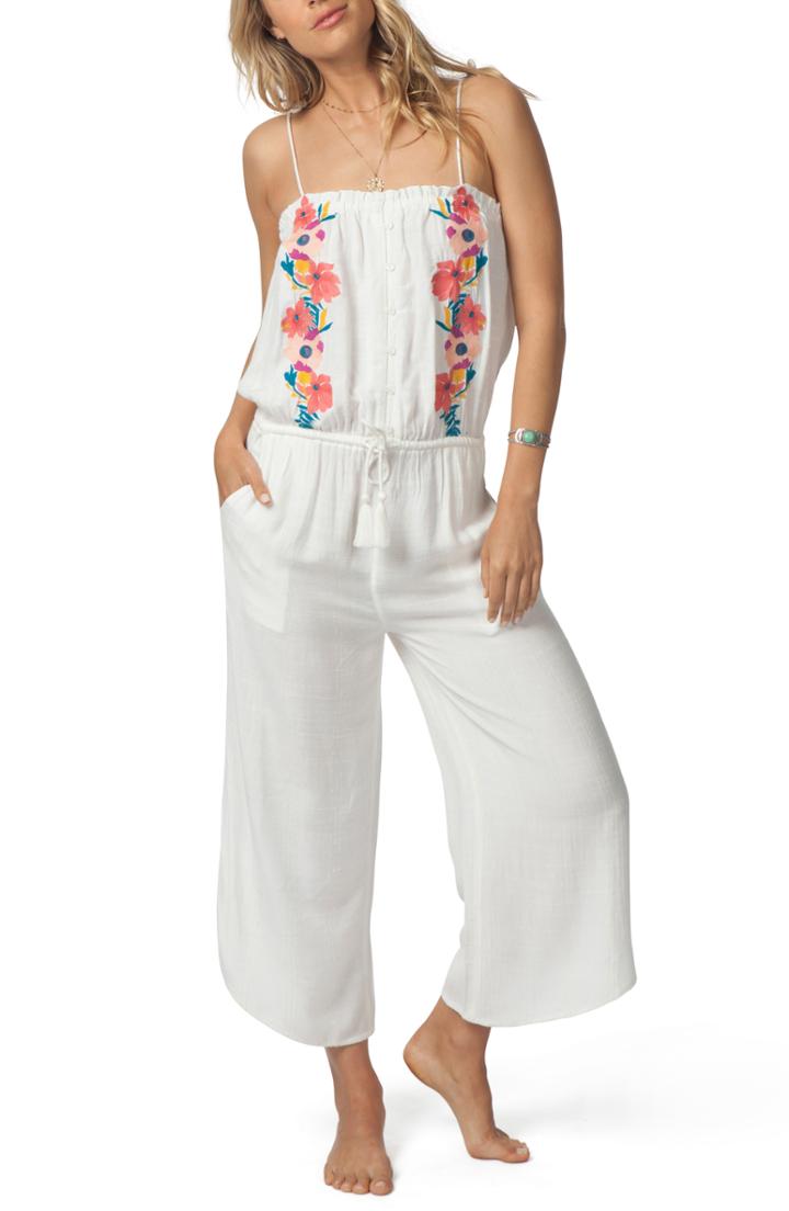 Women's Rip Curl Cali Dreaming Jumpsuit - Ivory