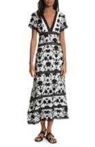 Women's Joie Fusca Floral Print Maxi Dress - Black