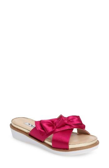 Women's Nina Garda Bow Slide M - Pink