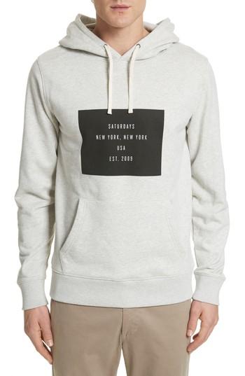 Men's Saturdays Nyc Ditch Graphic Hoodie - Beige