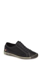 Women's Softinos By Fly London Isla Distressed Sneaker .5-6us / 36eu - Black