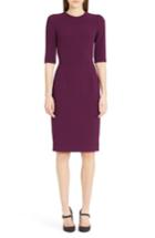 Women's Dolce & Gabbana Stretch Cady Sheath Dress Us / 38 It - Purple