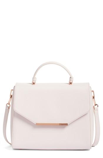 Ted Baker London Large Dajana Faux Leather Top Handle Satchel -