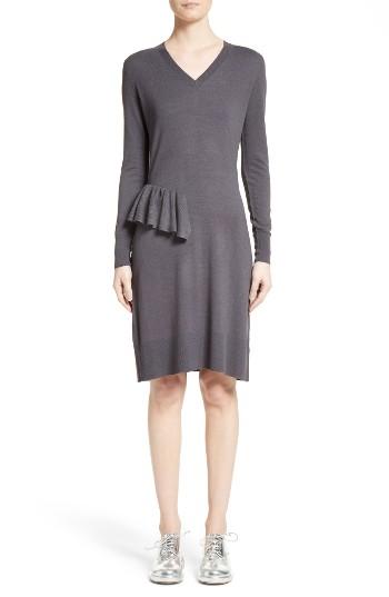 Women's Mm6 Maison Margiela Ruffled Sweater Dress