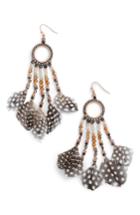 Women's Nakamol Design Multi-feather Drop Earrings