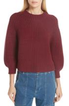Women's Apiece Apart Cotton & Cashmere Sweater - Red