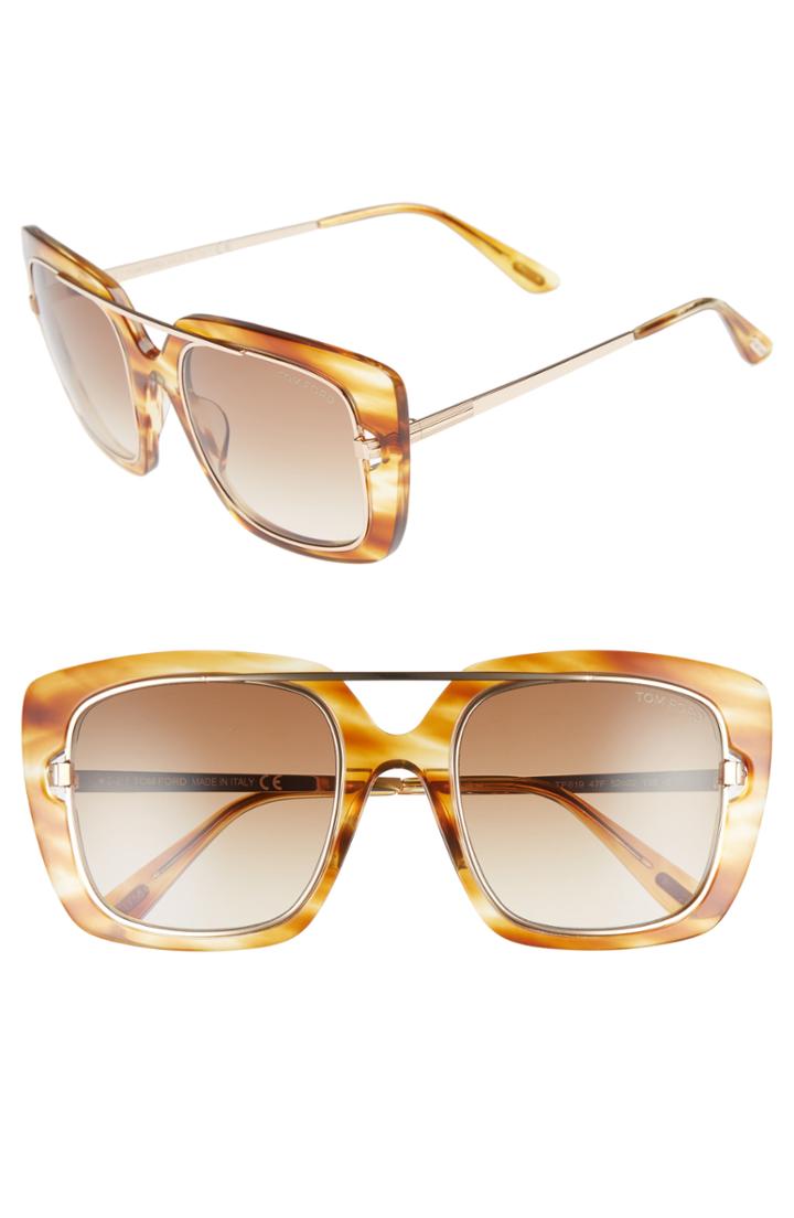 Women's Tom Ford Marissa 52mm Sunglasses -