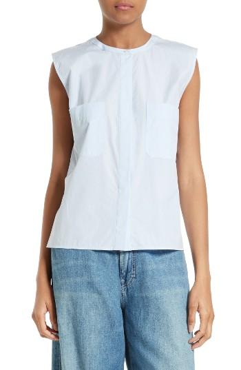 Women's Vince Side Slit Crop Shell