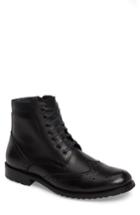 Men's English Laundry Viola Wingtip Boot .5 M - Black