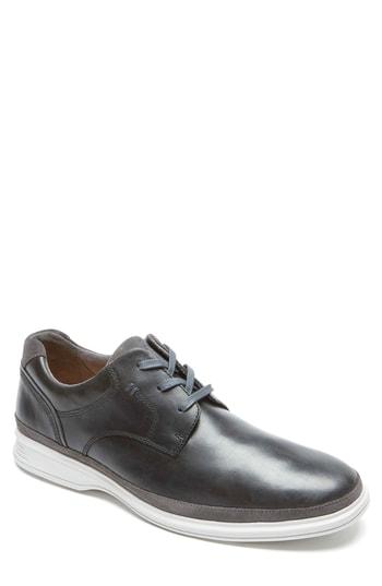 Men's Rockport Dressports 2 Go Waterproof Plain Toe Derby M - Grey
