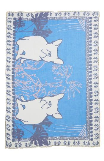 Women's Yigal Azrouel Modal & Cashmere Scarf, Size - Blue