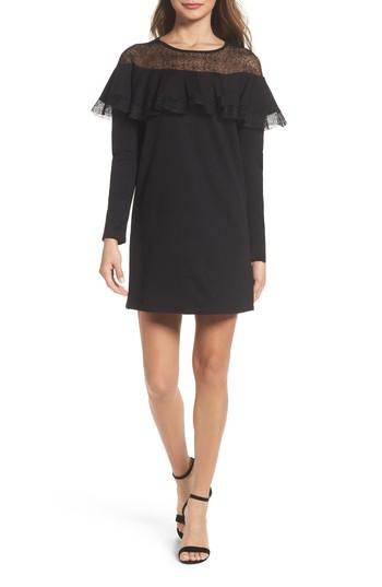 Women's Chelsea28 Lace Yoke Shift Dress - Black