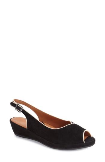Women's L'amour Des Pieds 'breyer' Slingback Peep Toe Wedge