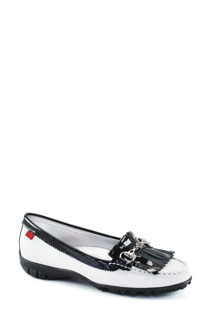 Women's Marc Joseph New York Lexington Golf Loafer M - White
