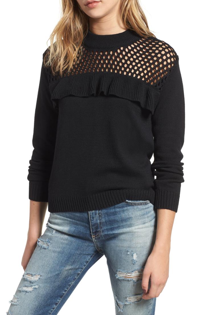 Women's Rebecca Minkoff Tara Stripe Cashmere Sweater