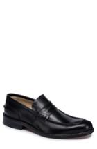 Men's Bugatchi Apron Toe Penny Loafer .5 M - Black
