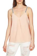 Women's 1.state Embroidered Strap Camisole, Size - Ivory