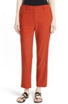 Women's Theory Thorelle B New Stretch Wool Pants - Orange